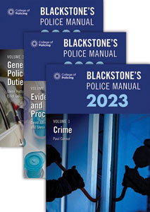 Blackstone's Police Manual Three Volume Set 2023