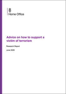 Advice on how to support a victim of terrorism