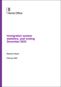 Research Report: Immigration system statistics