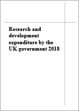 Research and development expenditure by the UK government 2018