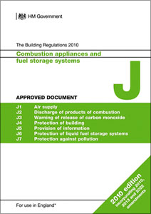 Approved Document J: Combustion appliances and fuel storage systems (2010 edition incorporating 2010, 2013 and 2022 amendments)